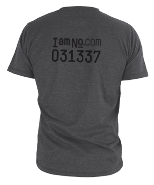 IamNo shirt Nummer 031337