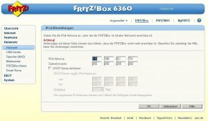 Kabelmodem-Fritzbox 6360 Unitymedia